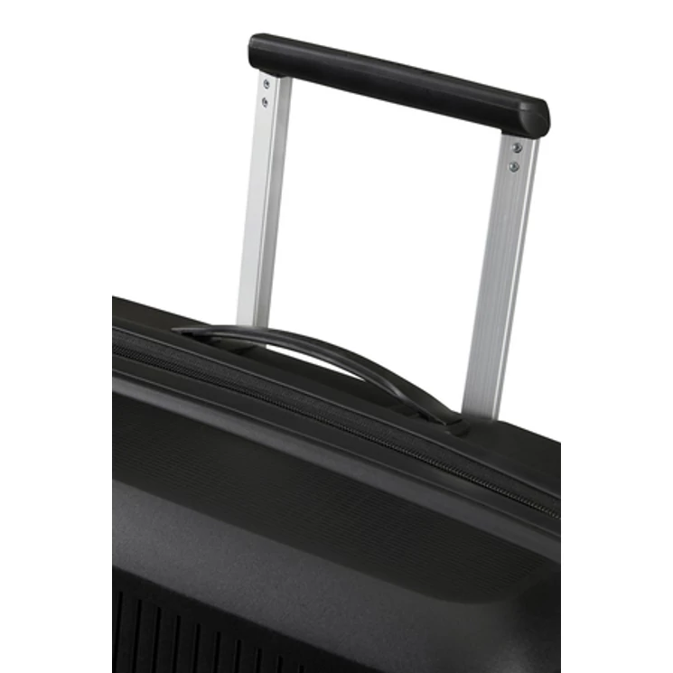 American Tourister Aerostep Spinner Bővíthető Bőrönd 77cm Black 3 év garancia