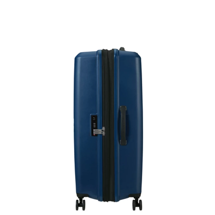 American Tourister Aerostep Spinner Bővíthető Bőrönd 77cm Navy 3 év garancia