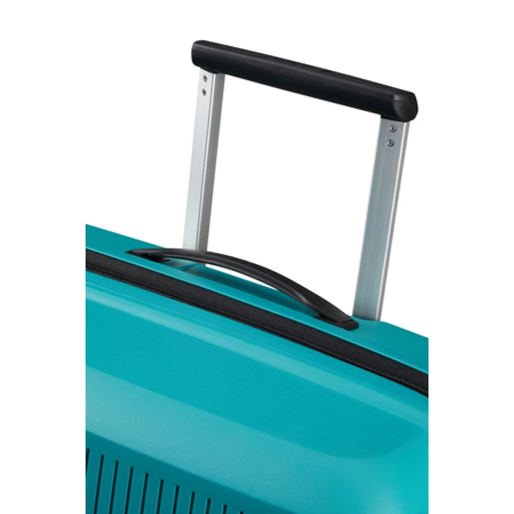 American Tourister Aerostep Spinner Bővíthető Bőrönd 77cm Turquoise 3 év garancia