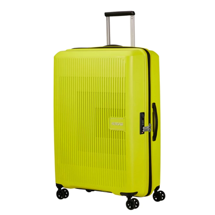 American Tourister Aerostep Spinner Bővíthető Bőrönd 77cm Lime 3 év garancia