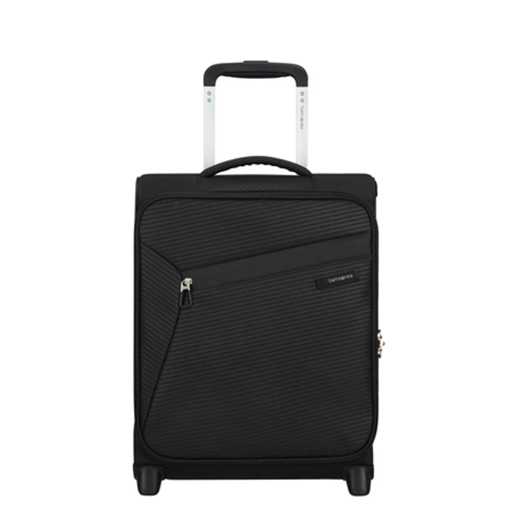 Litebeam Repülőgép ülése alá helyezhető állóbőrőnd 45cm 5 év garancia Fekete