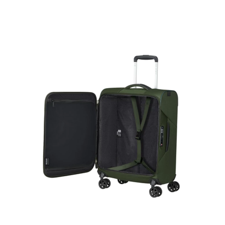 Litebeam Spinner Kabinbőrőnd 55cm 5 év garancia Sötétzöld