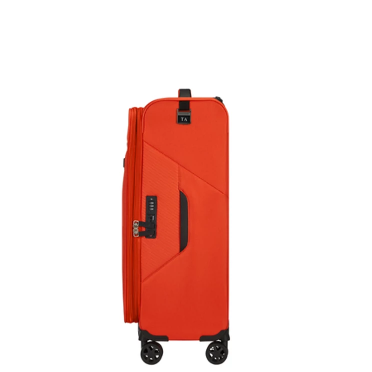 Litebeam Spinner Bővíthető bőrőnd 66 cm 5 év garancia Narancs