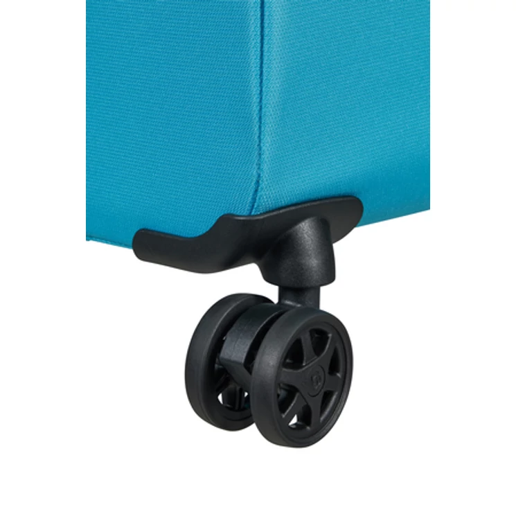 Litebeam Spinner Bővíthető bőrőnd 77 cm 5 év garancia Világoskék