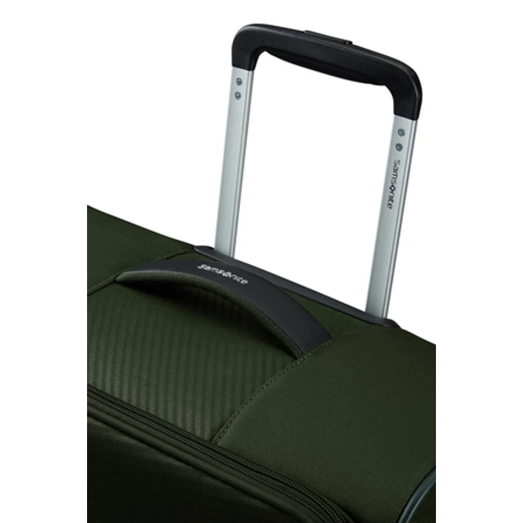 Litebeam Spinner Bővíthető bőrőnd 77 cm 5 év garancia Sötétzöld