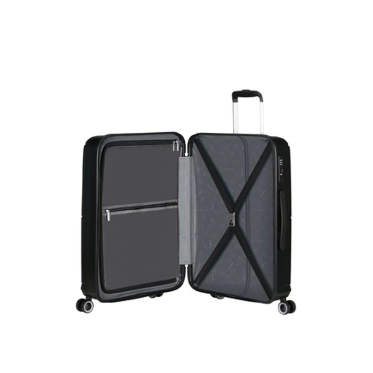 American Tourister Geopop Spinner Bőrönd 67cm Black