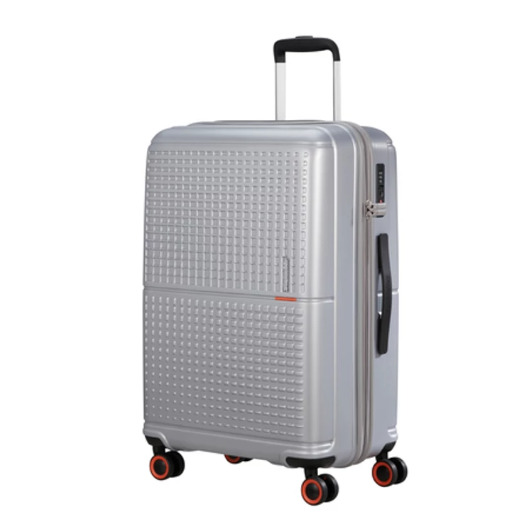 American Tourister Geopop Spinner Bőrönd 67cm Silver