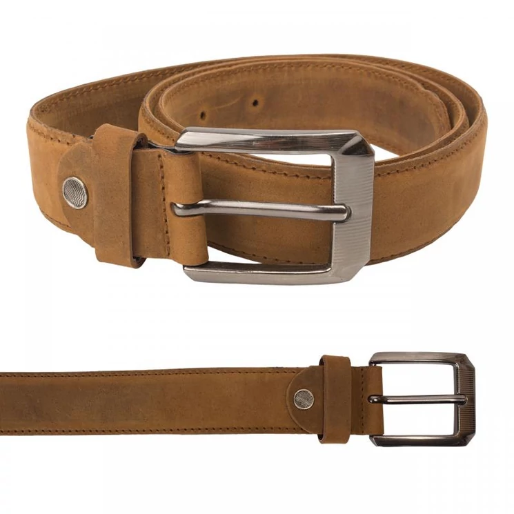 Valódi bőr férfi öv barna színben 120 cm