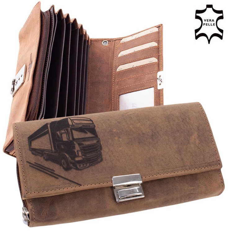 Kamionos Brifkó pénztárca pincér pénztárca 