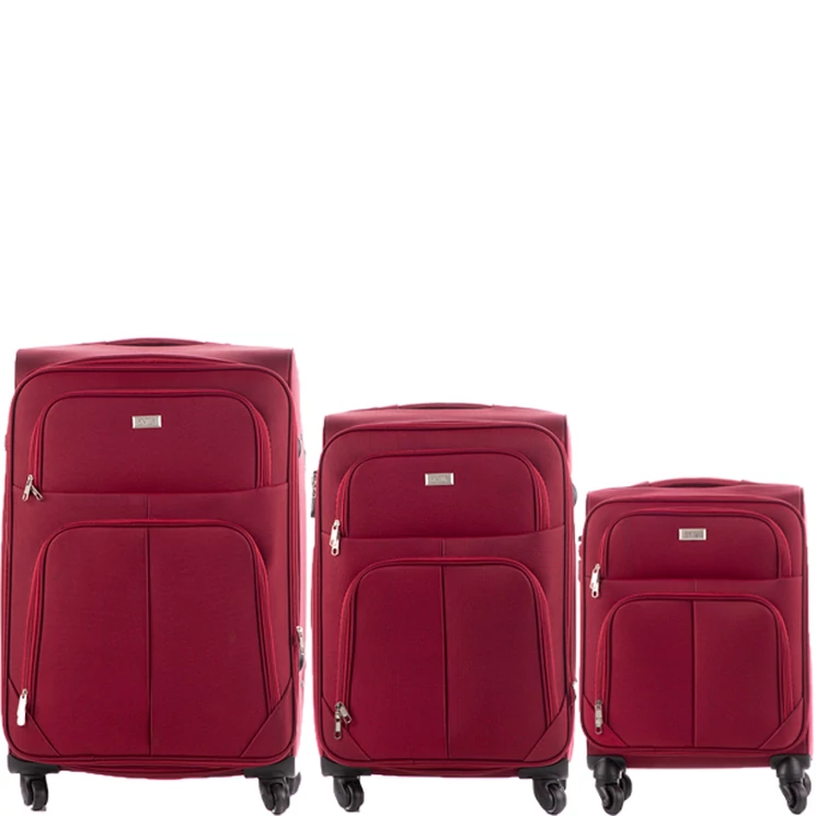 3 db-os bőrönd szett 214 Bordó színben