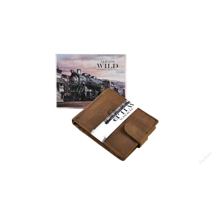 Always Wild férfi bőr pénztárca barna színben 23500