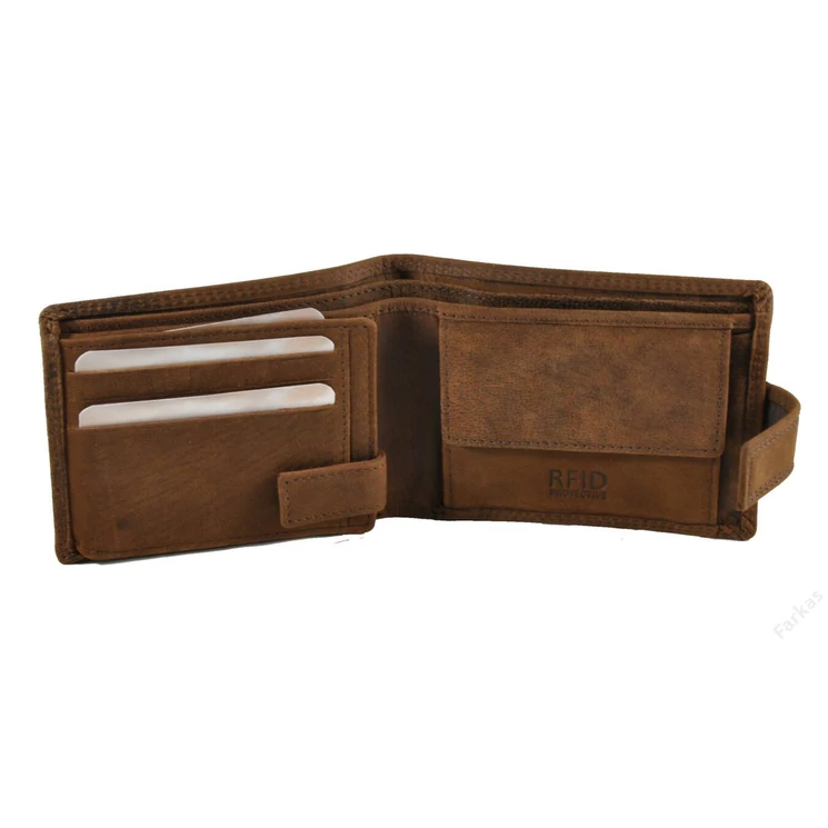 Always Wild férfi bőr pénztárca barna színben 23501