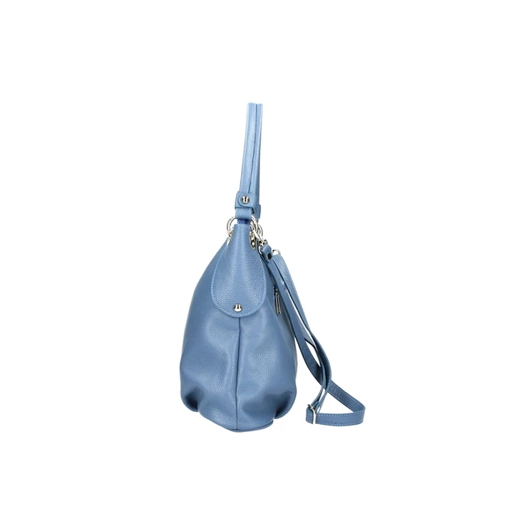 Valódi bőr női válltáska mustársárga színben S7189 Mustard