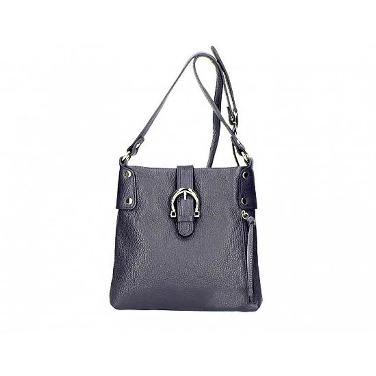 Valódi bőr női válltáska sötétkék színben TR234 BlueNavy