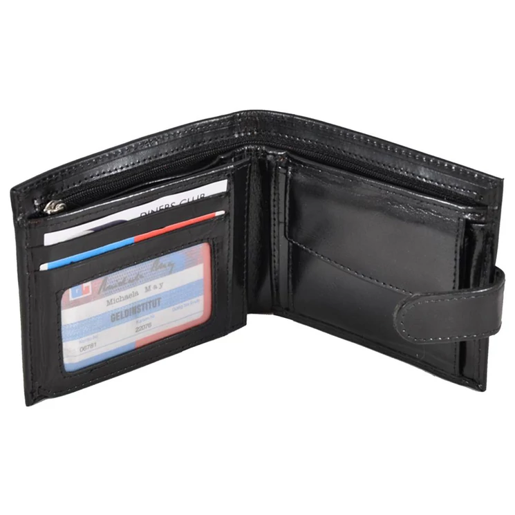 Bőr férfi pénztárca 2804 DarkBrown