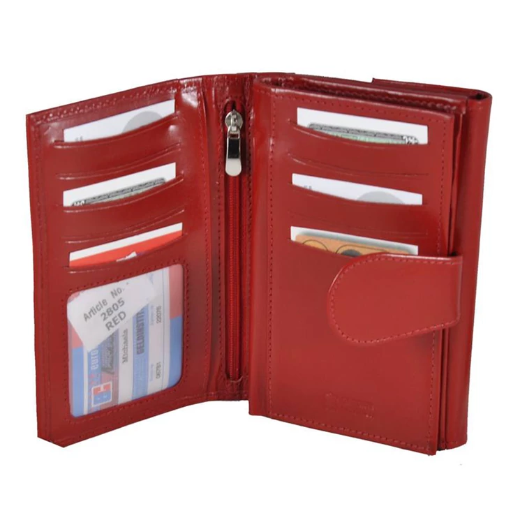 Bőr női pénztárca 2805 DarkBrown