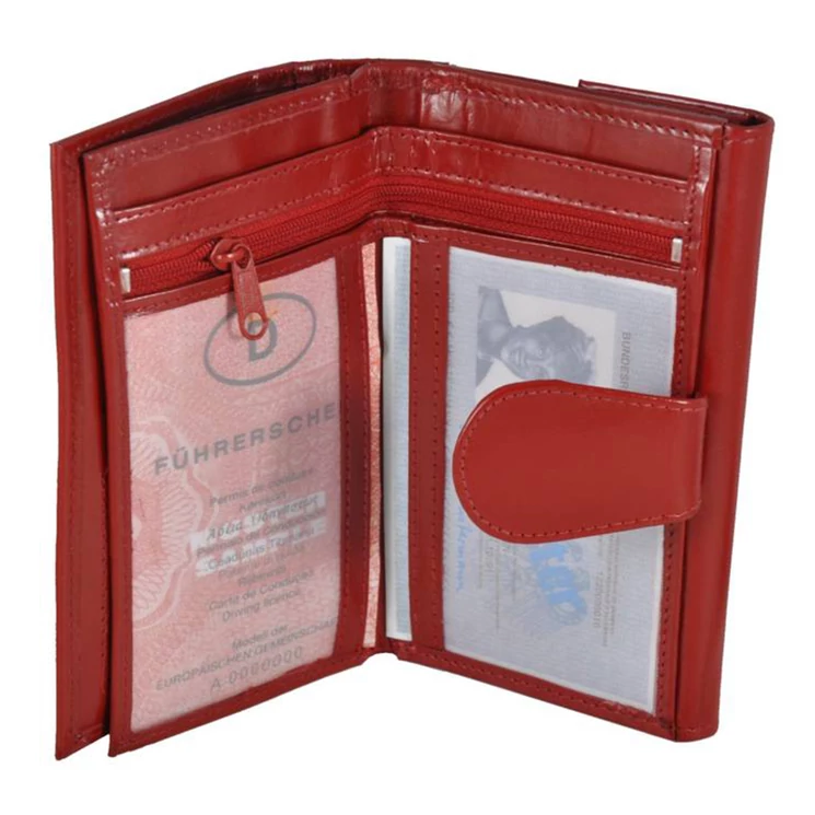 Bőr női pénztárca 2805 DarkBrown