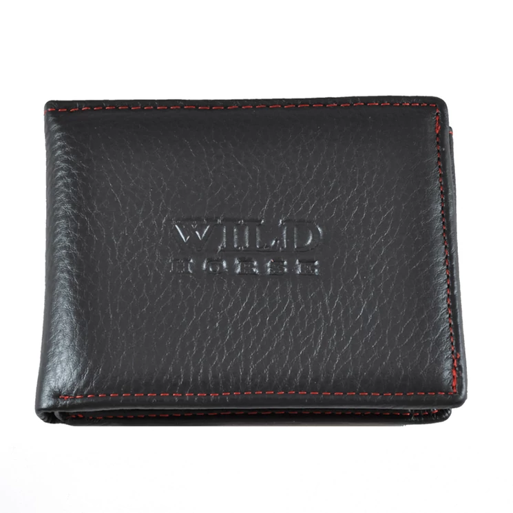 Always Wild férfi bőr pénztárca fekete színben 2F Black