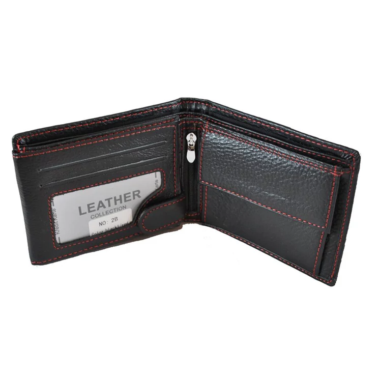 Always Wild férfi bőr pénztárca fekete színben 2F Black