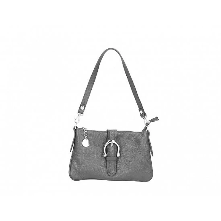 Valódi bőr női válltáska sötétszürke színben TR235 DarkGrey