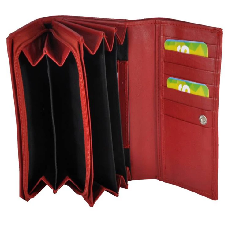 Bőr női pénztárca 32 DarkBrown