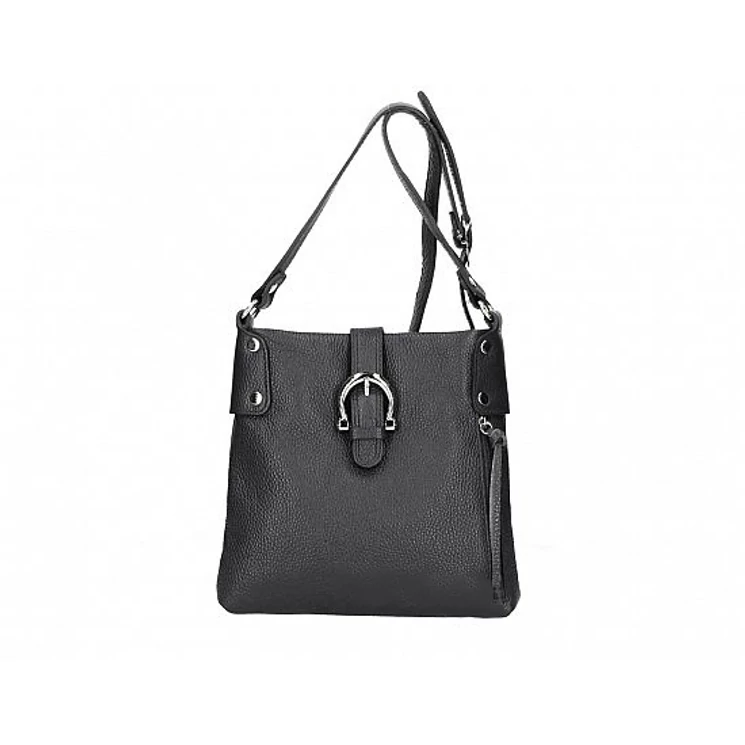 Valódi bőr női Oldaltáska fekete színben TR234 Black