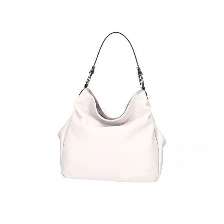 Valódi bőr női válltáska bézs színben S7192 Beige