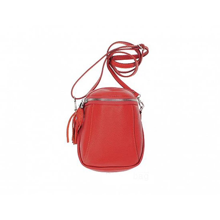Valódi bőr női válltáska piros színben TR207 Red