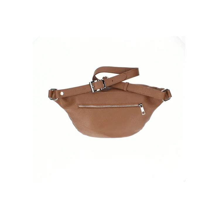 Valódi bőr női oldaltáska fekete színben TR247 Black