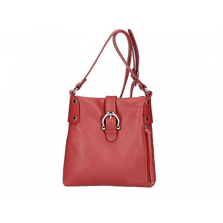 Valódi bőr női válltáska piros színben TR234 Red