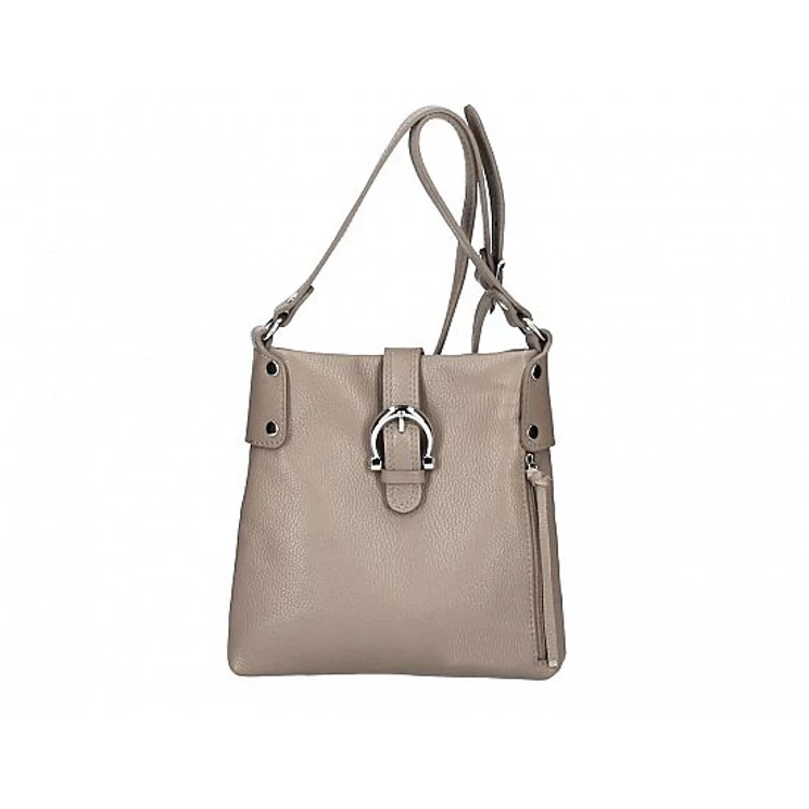 Valódi bőr női válltáska sötéttaupe színben TR234 DarkTaupe