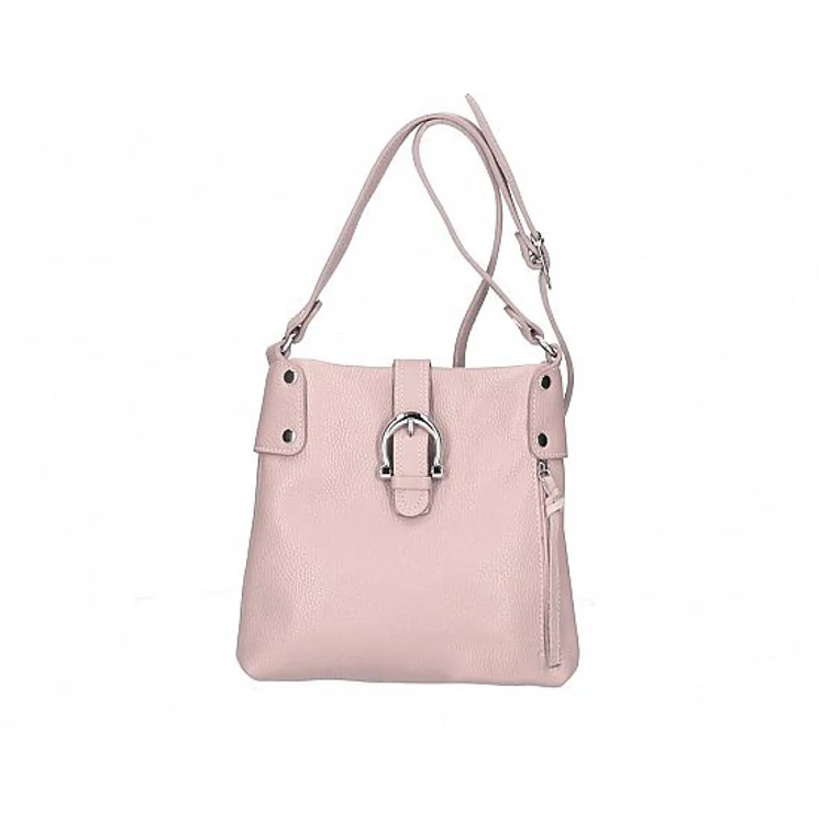 Valódi bőr női válltáska púder színben TR234 PowderPink