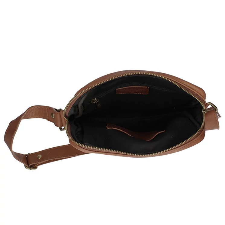 Valódi bőr férfi válltáska kék színben TR195 Blue