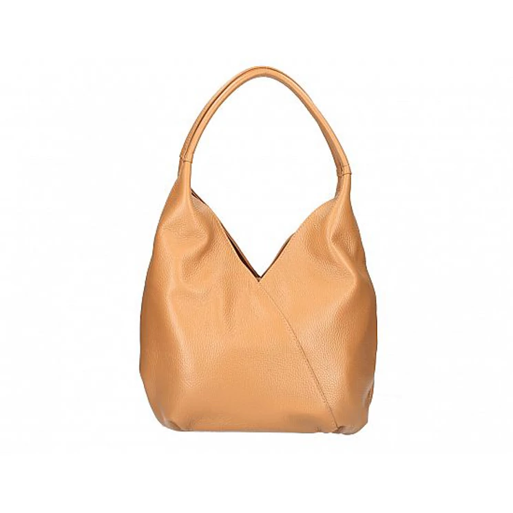 Valódi bőr női válltáska konyak színben S7204 Cognac