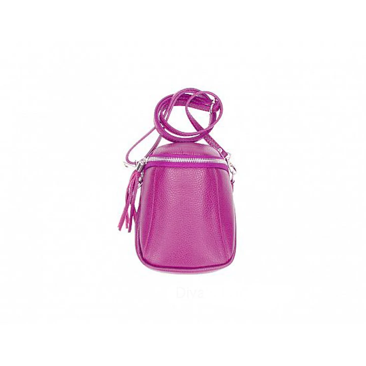 Valódi bőr női válltáska fukszia színben TR207 Fuchsia