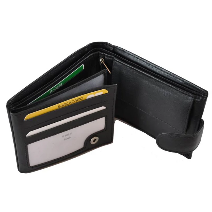 Férfi bőr pénztárca barna színben 5051 Brown