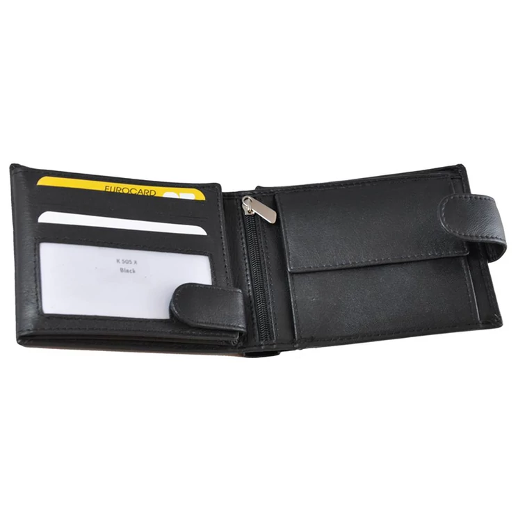 Férfi bőr pénztárca barna színben 5051 Brown