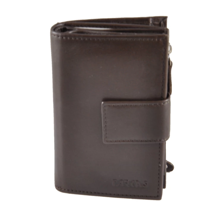 Női pénztárca bőrből RFID védelemmel 52039 Brown
