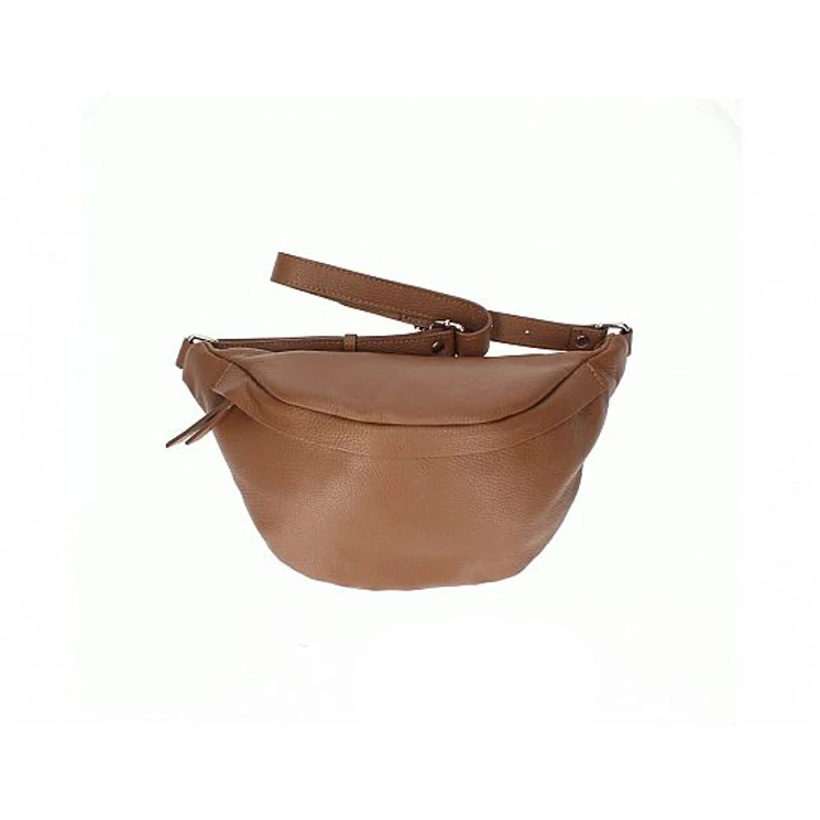 Valódi bőr női oldaltáska konyak színben TR247 Cognac