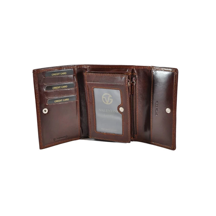 Emporio Valentini bőr női pénztárca 563121 Brown