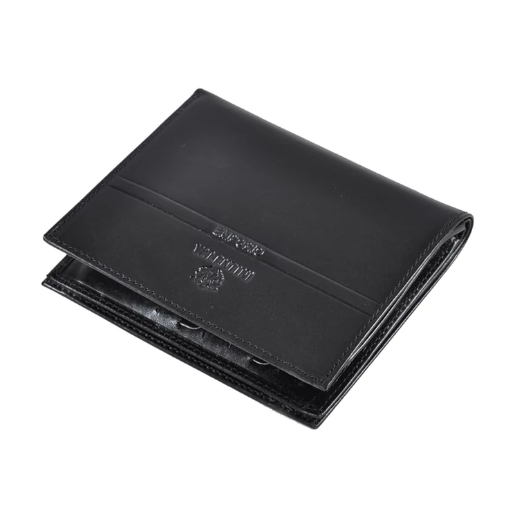 Emporio Valentini férfi bőr irattartó kártyatartó fekete színben 563255 Black