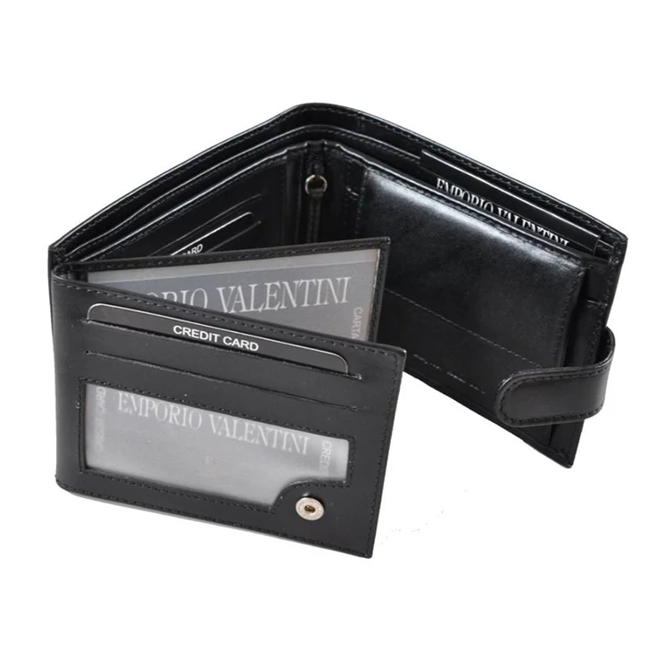 Emporio Valentini férfi bőr pénztárca piros színben 563561 Red