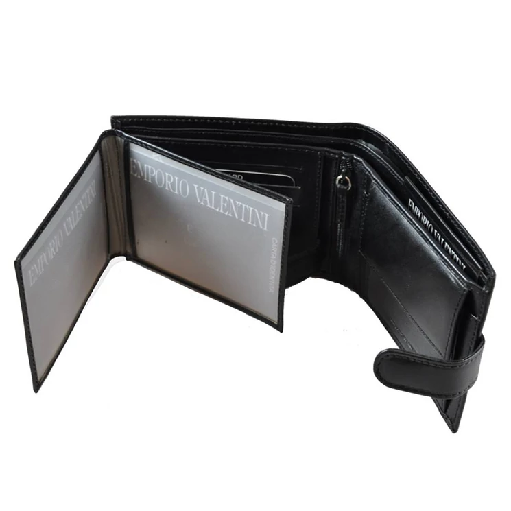 Emporio Valentini férfi bőr pénztárca piros színben 563561 Red