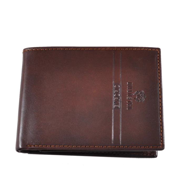 Emporio Valentini férfi bőr pénztárca barna színben 563261 Brown