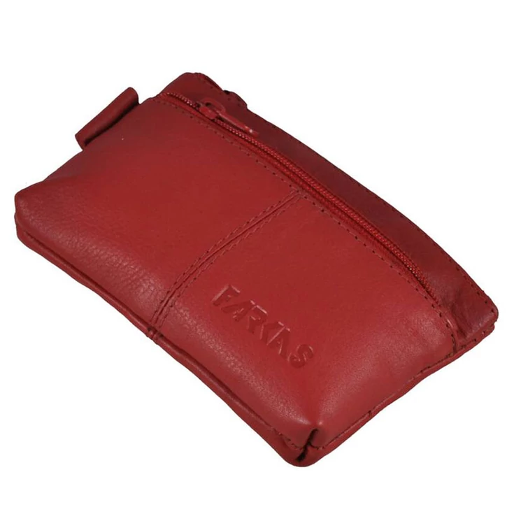 Valódi bőr kulcstartó piros színben 5880 Red