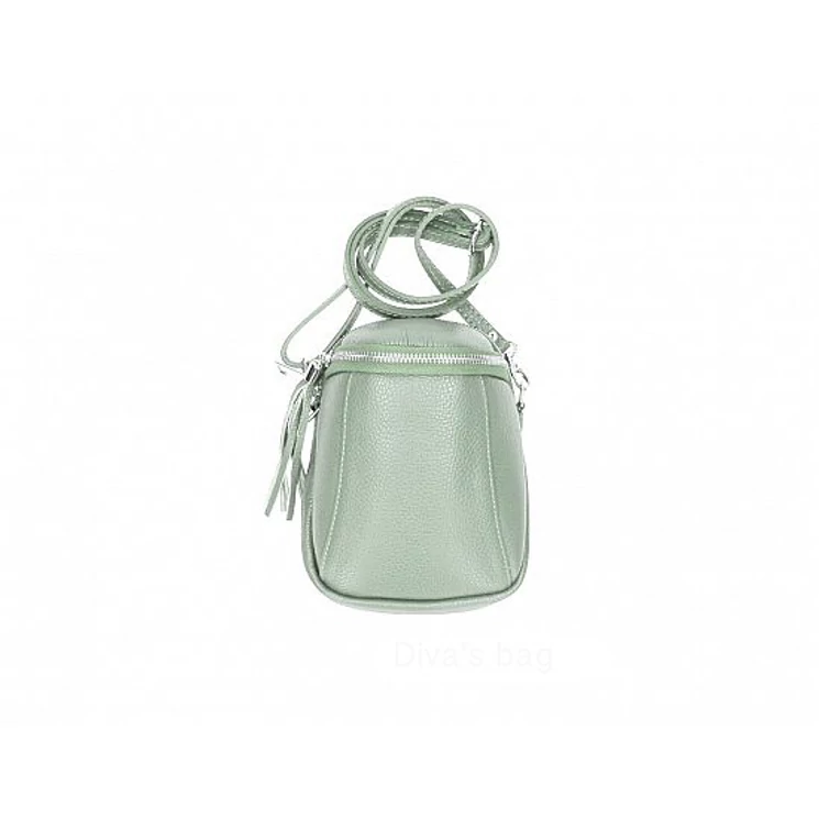 Valódi bőr női válltáska mentazöld színben TR207 GreenMint