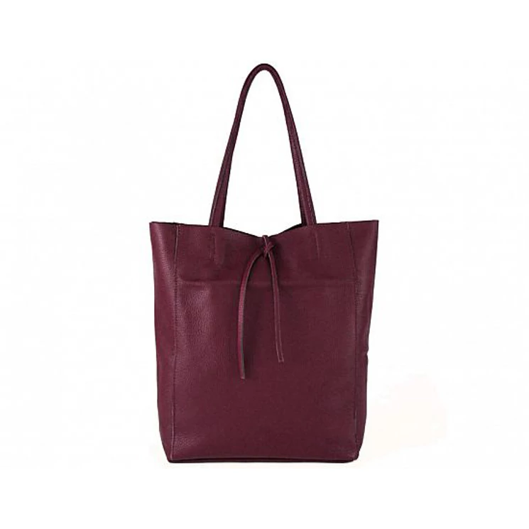Valódi bőr női táska bordó színben S7080 Bordeaux