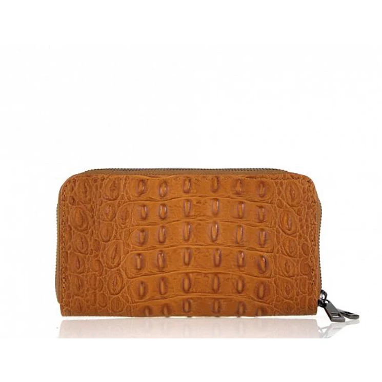 Valódi bőr női pénztárca Konyak színben P516 Cognac