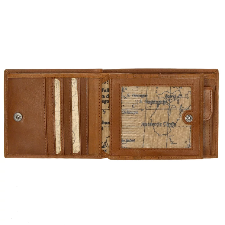 Hunt valódi bőr férfi pénztárca RFID védelemmel díszdobozban