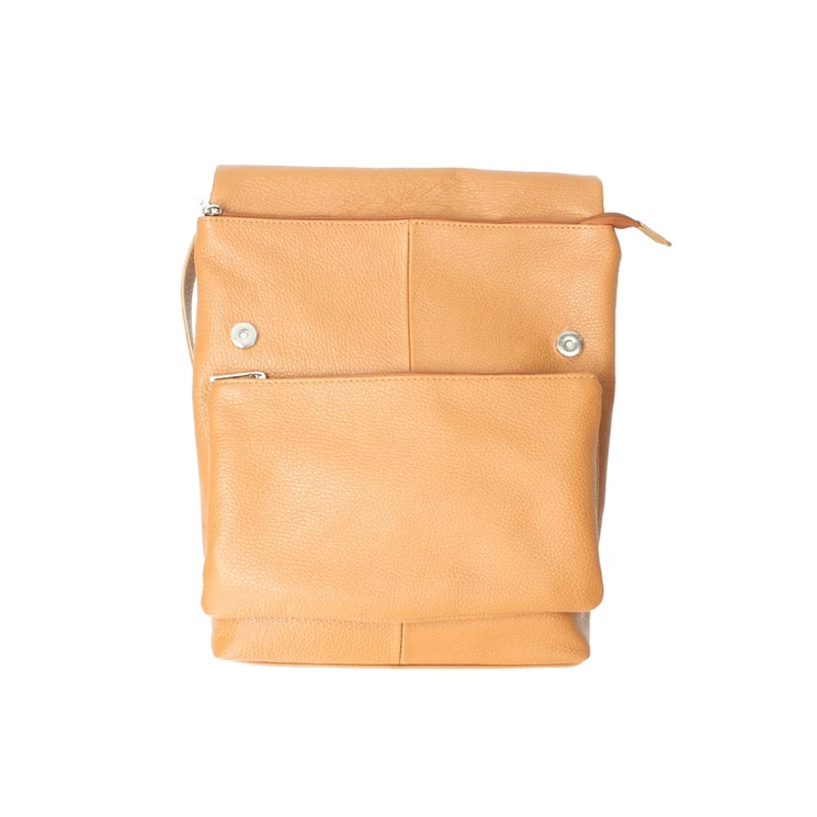 Valódi bőr női válltáska taupe színben TR223 Taupe